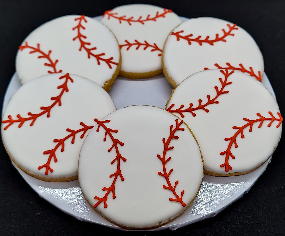 Personalized Baseball Cookies 3 buy dozen