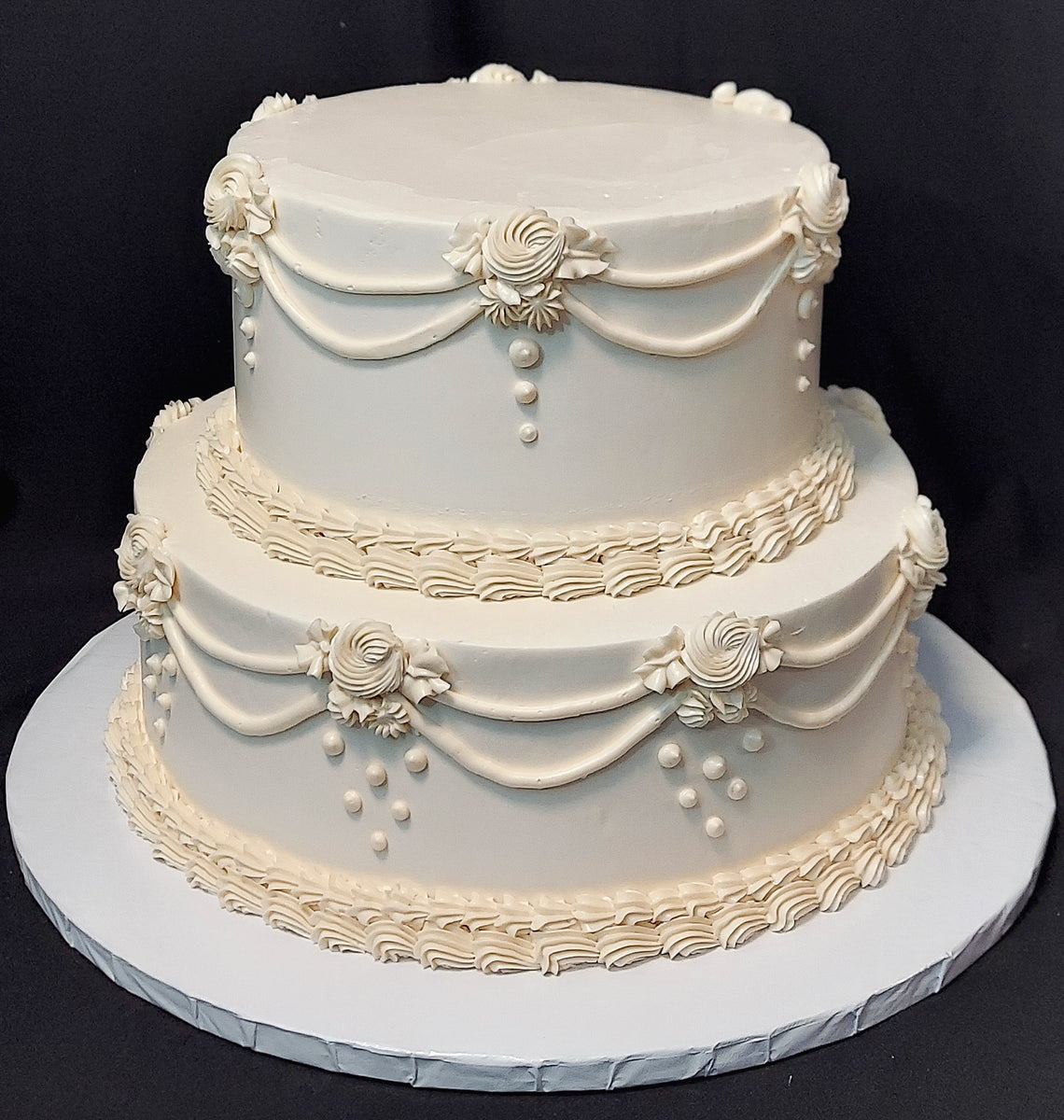 【1ml×2本】CNP + H4CBDリキッド 90％WEDDING CAKE Buttercream Piping Vintage Wedding Cake (2-tier) – Storybook