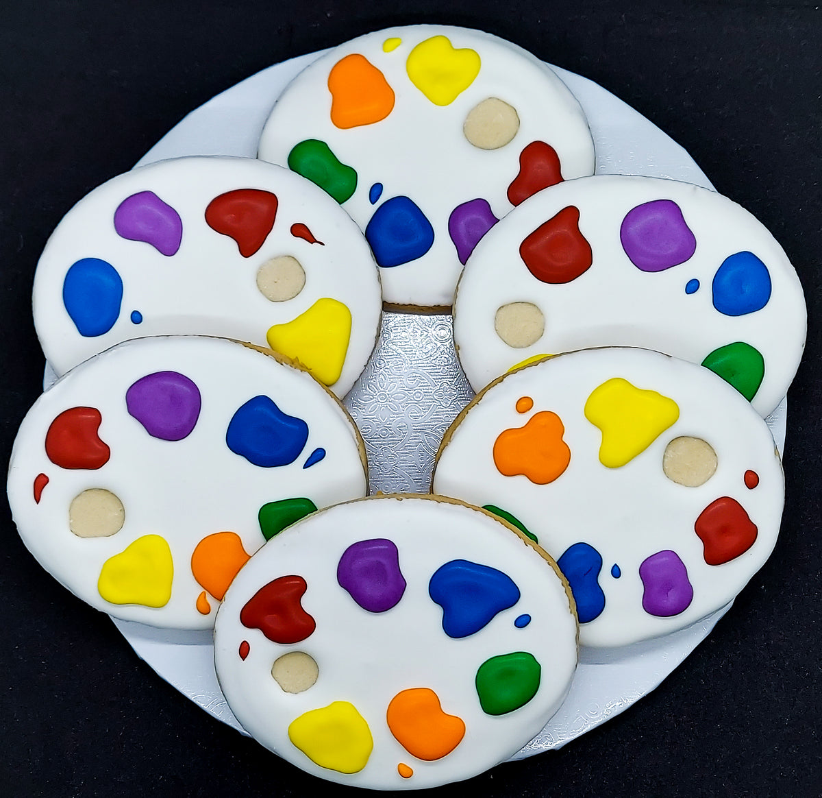 Paint Palette Cookies – P. S. Sweets