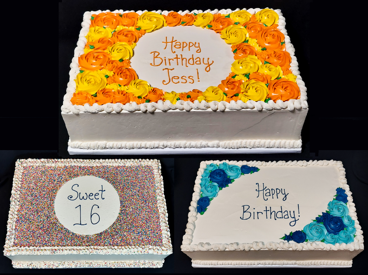 Sheet Cake Half Storybook Bakery