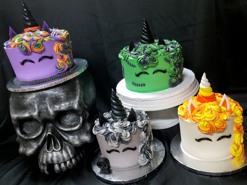 Order - Halloween Unicorn Cakes!