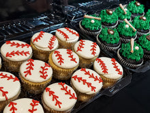 Baseball Cupcakes (1 Dozen)