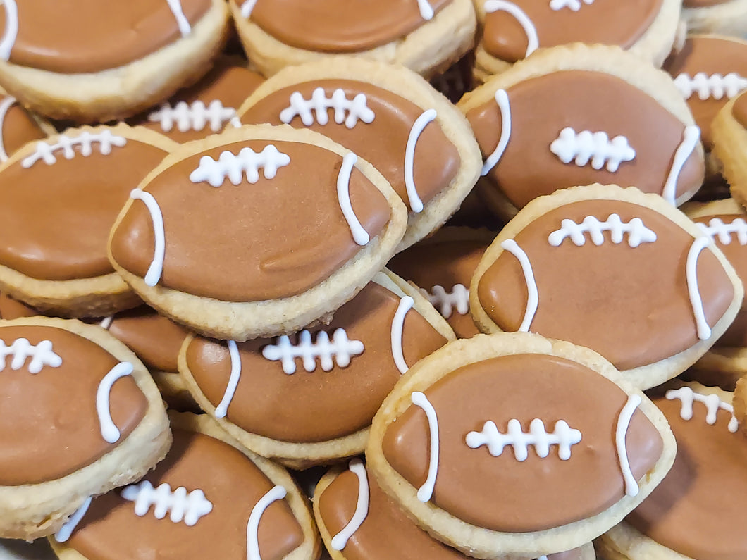 Mini Football Cookies (3 Dz)