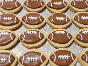 Mini Football Cookies (3 Dz)