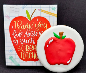 Teacher Cookie Box