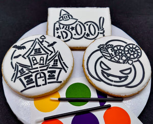 Halloween Paint-Your-Own Cookies (1 Dz)
