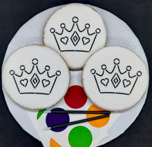 Princess Crown Paint-Your-Own Cookies (1 Dz)