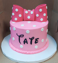Polka Dots Girl Mouse Cake