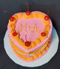 Vintage Cake (Heart Shaped)