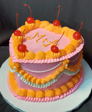 Vintage Cake (Heart Shaped)