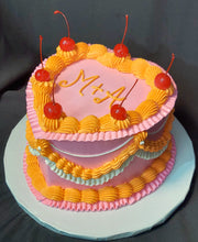 Vintage Cake (Heart Shaped)