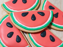Watermelon Slice Cookies (1 dozen)
