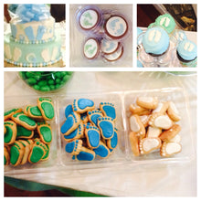 Mini Baby Footprint Cookies (4 dozen)