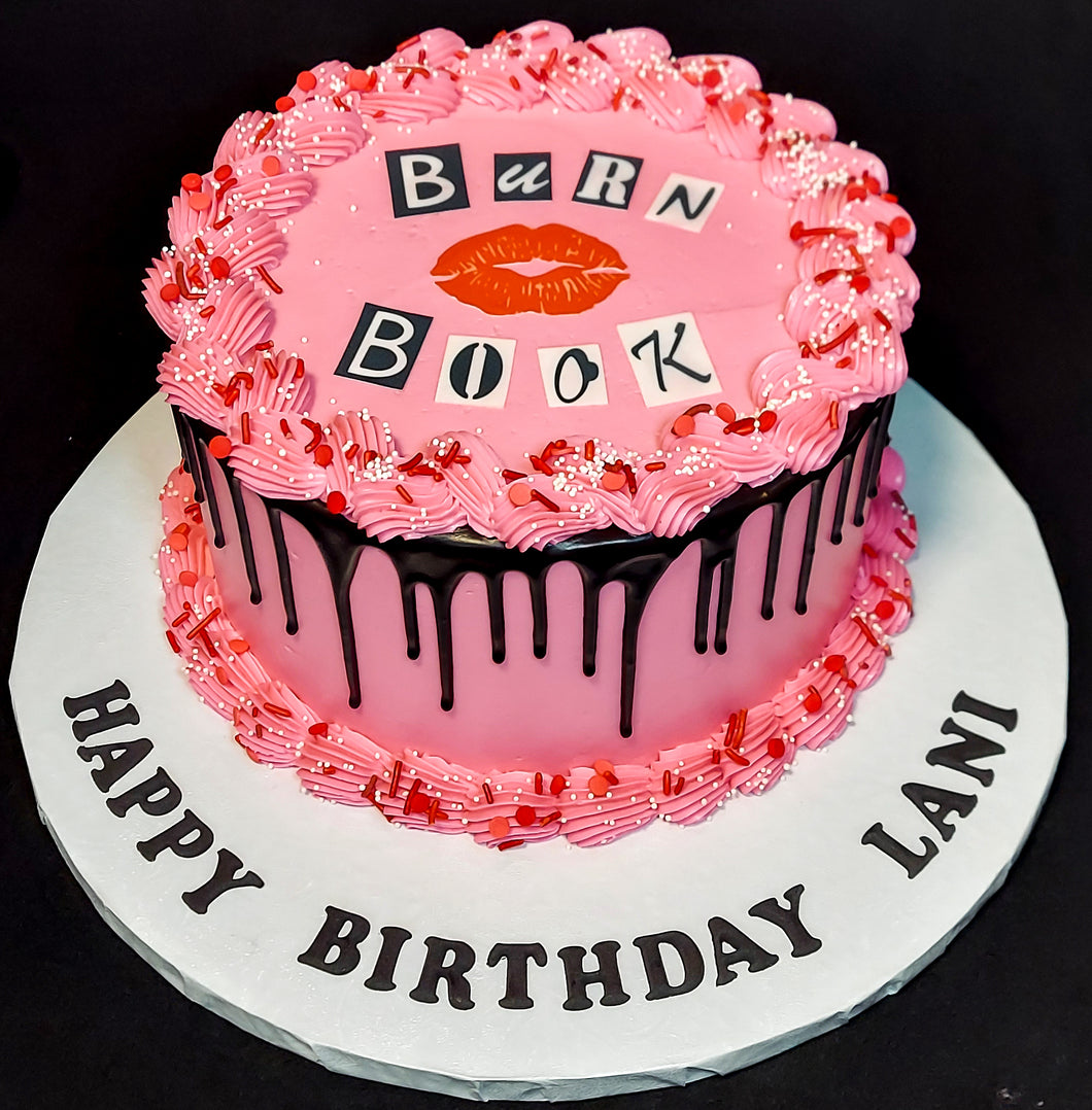 Burn Book Cake