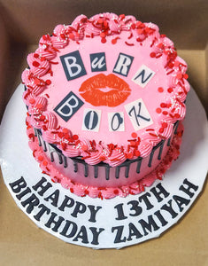 Burn Book Cake