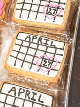 Calendar Cookies (1 Dozen)