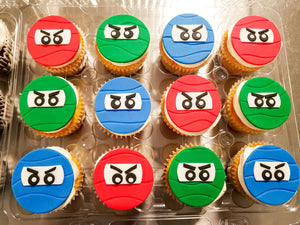 Ninja Cupcakes (1 Dozen)
