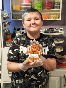 Personalized Gingerbread Boy/Girl Cookie (Jumbo)