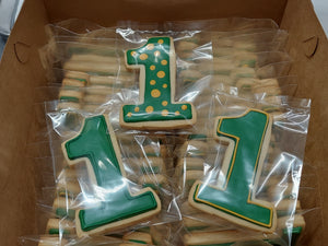 Number or Letter Cookies (1 Dozen)