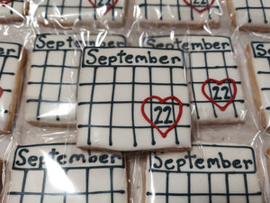 Calendar Cookies (1 Dozen)