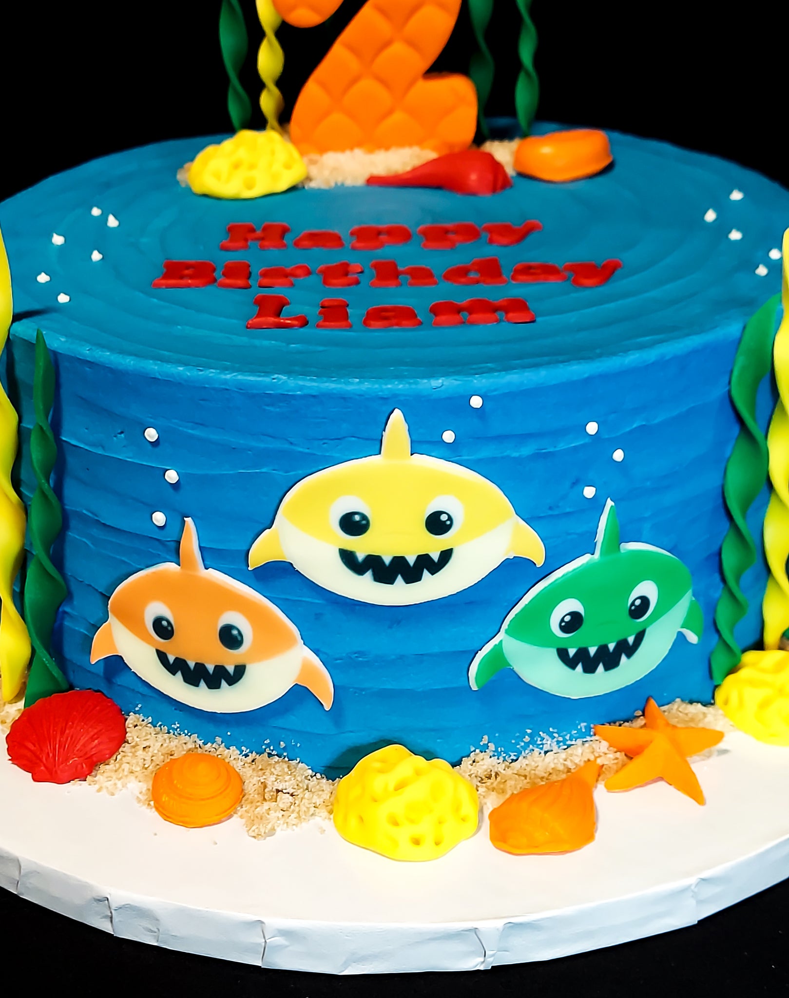 Sugar Cloud Cakes - Cake Designer, Nantwich, Crewe, Cheshire | A Cocomelon  and Baby Shark Themed 1st Birthday Cake