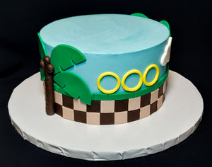 Hedgehog Game Themed Cake (NEW!)