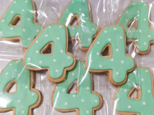 Number or Letter Cookies (1 Dozen)