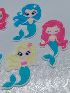 Cupcake Toppers (Mermaids)