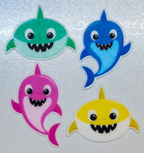 Cupcake Toppers (Shark Family)