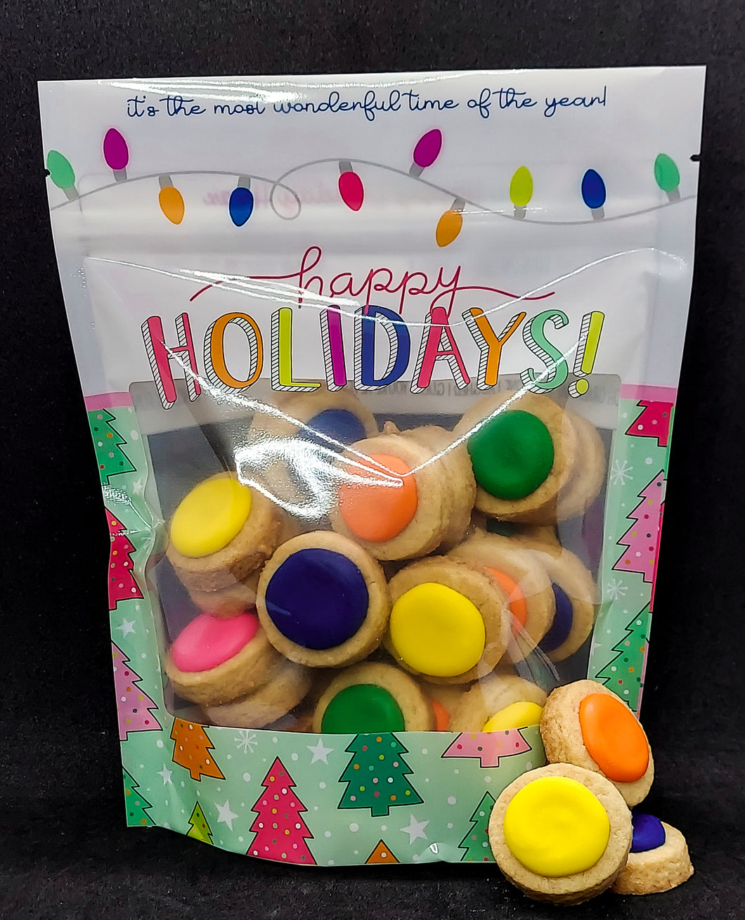 Happy Holidays Cookie Bag