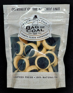 Bag of Coal Cookies