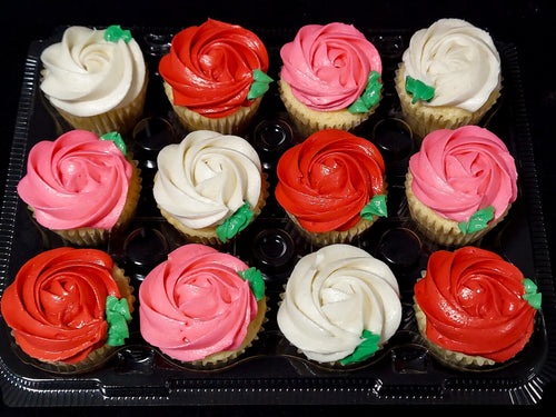 Valentine Mini Cupcakes (1 Dz)